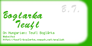 boglarka teufl business card